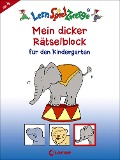LernSpielZwerge - Mein dicker Rätselblock für den Kindergarten - 