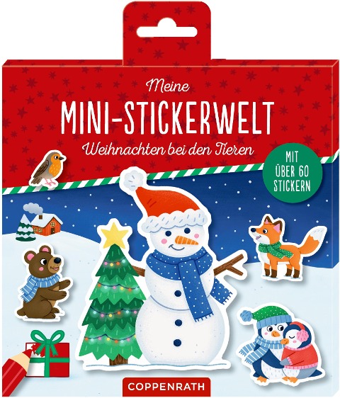 Meine Mini-Stickerwelt - Weihnachten bei den Tieren - 
