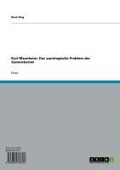 Cover-Bild zum Titel 'Karl Mannheim: Das soziologische Problem der Generationen' von 'René Klug'