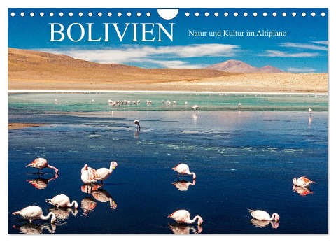 Bolivien - Natur und Kultur im Altiplano (Wandkalender 2024 DIN A4 quer), CALVENDO Monatskalender - Harry Müller