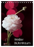 Weißer Blütentraum (Tischkalender 2025 DIN A5 hoch), CALVENDO Monatskalender - Ulrike Adam