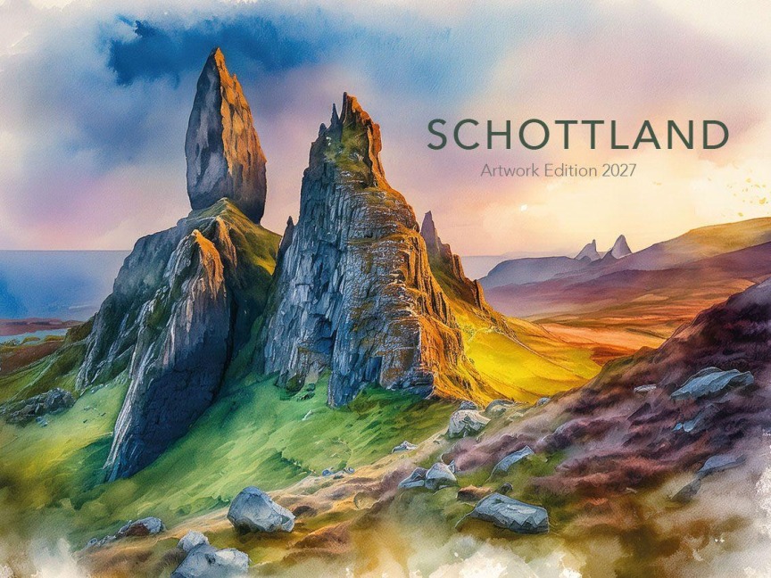 Schottland Artwork Edition Kalender 2027 - Susanne Pommer, Frank Pommer