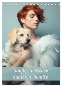 Cover-Bild zum Titel 'Sanfte Menschen mit ihren Hunden (Tischkalender 2026 DIN A5 hoch), CALVENDO Monatskalender' von 'Liselotte Brunner-Klaus'