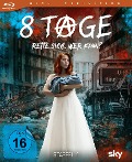 Cover-Bild zum Titel '8 Tage - Rette sich. Wer kann?' von 'Peter Kocyla, Benjamin Seiler, Rafael Parente, David Reichelt'
