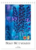 Blauer Blütenzauber (Tischkalender 2025 DIN A5 hoch), CALVENDO Monatskalender - Ulrike Adam