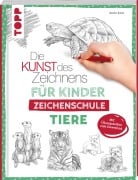Cover-Bild zum Titel 'Die Kunst des Zeichnens für Kinder Zeichenschule - Tiere' von 'Gecko Keck'