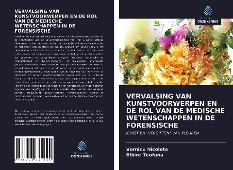 VERVALSING VAN KUNSTVOORWERPEN EN DE ROL VAN DE MEDISCHE WETENSCHAPPEN IN DE FORENSISCHE - Vornicu Nicoleta, Bibire Teofana