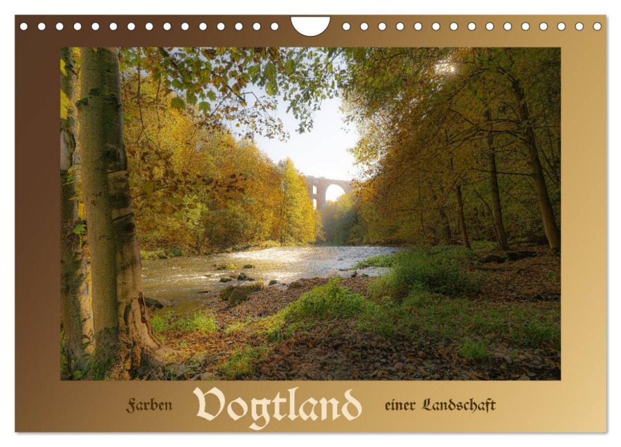 Vogtland - Farben einer Landschaft (Wandkalender 2026 DIN A4 quer), CALVENDO Monatskalender - Ulrich Männel