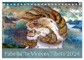 Fabelhafte Wesen Tibets 2024 (Tischkalender 2024 DIN A5 quer), CALVENDO Monatskalender - Manfred Bergermann