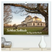 Cover-Bild zum Titel 'Schloss Solitude bei Tag und bei Nacht (hochwertiger Premium Wandkalender 2026 DIN A2 quer), Kunstdruck in Hochglanz' von 'Sascha Haas Photography'