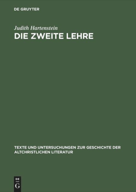 Die Zweite Lehre - Judith Hartenstein