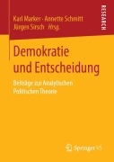 Cover-Bild zum Titel 'Demokratie und Entscheidung' von ''