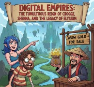 Cover-Bild zum Titel 'Digital Empires: The Tumultuous Reign of Crogge, Shenna, and the Legacy of Elysium' von 'George Paul'