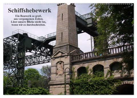 Schiffshebewerk (Wandkalender 2024 DIN A2 quer), CALVENDO Monatskalender - Uwe Bernds