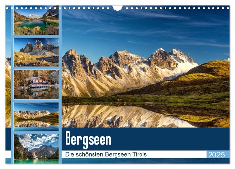 Tiroler Bergseen (Wandkalender 2025 DIN A3 quer), CALVENDO Monatskalender - Danijel Jovanovic - www. djphotography. at