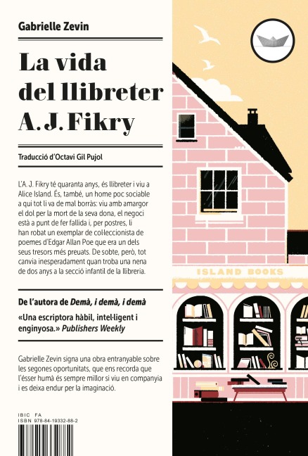 La vida del llibreter A. J. Fikry - Gabrielle Zevin