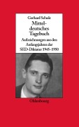 Cover-Bild zum Titel 'Mitteldeutsches Tagebuch' von 'Gerhard Schulz'