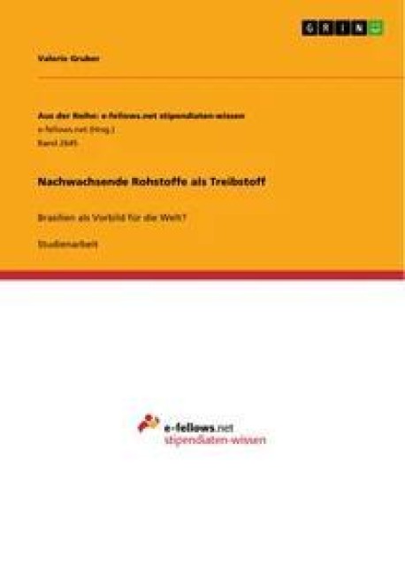 Nachwachsende Rohstoffe als Treibstoff - Valerie Gruber
