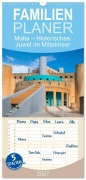 Cover-Bild zum Titel 'Familienplaner 2027 - Malta - Historisches Juwel im Mittelmeer mit 5 Spalten (Wandkalender, 21 x 45 cm) CALVENDO' von 'Sell Pixs:Sell'