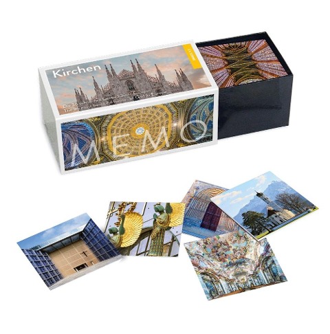 Kirchen. Memo I Churches. Matching Game - 