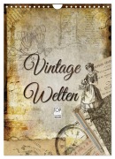 Vintage Welten (Wandkalender 2026 DIN A4 hoch), CALVENDO Monatskalender - Kathleen Bergmann