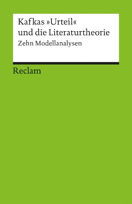 Kafkas 'Urteil' und die Literaturtheorie - 