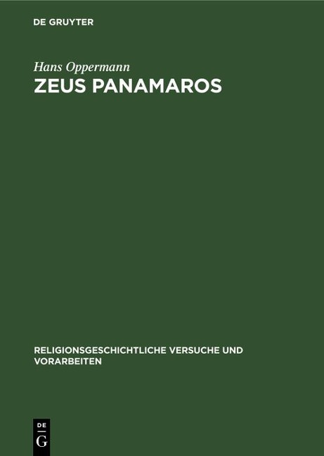 Zeus Panamaros - Hans Oppermann