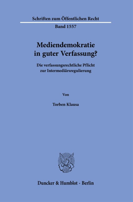 Mediendemokratie in guter Verfassung? - Torben Klausa