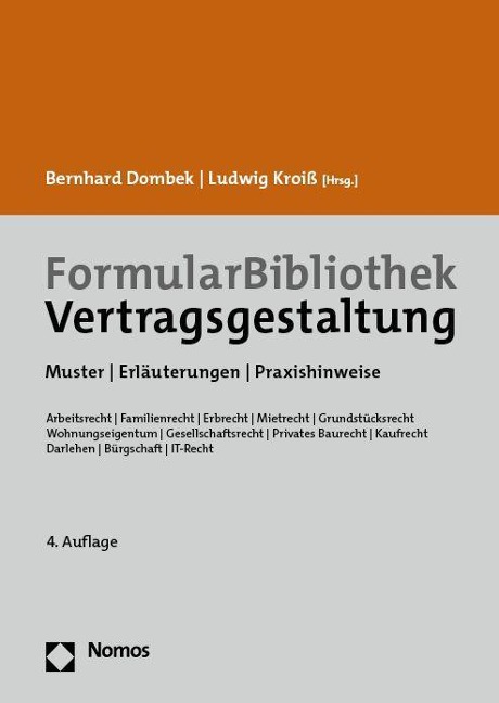 FormularBibliothek Vertragsgestaltung - 