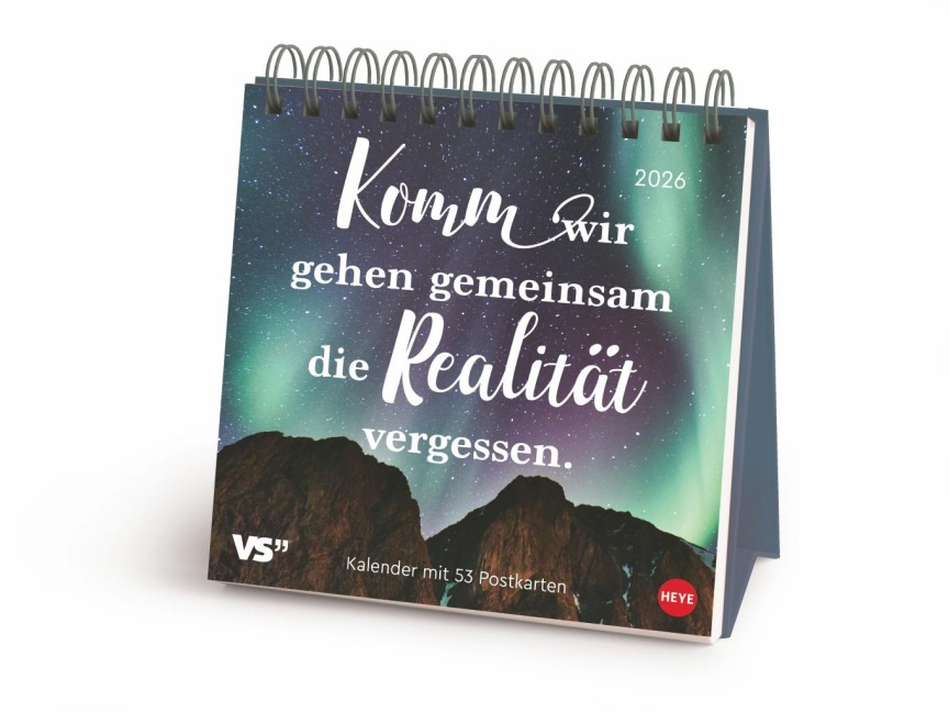 Visual Statements Premium-Postkartenkalender 2026 - 