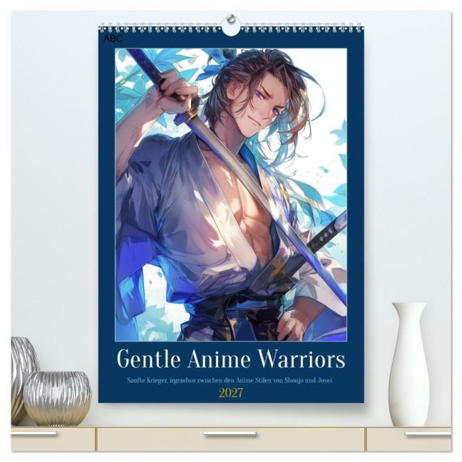 Gentle Anime Warriors (hochwertiger Premium Wandkalender 2027 DIN A2 hoch), Kunstdruck in Hochglanz - Kerstin Waurick
