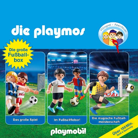 Die Playmos - Das Original Playmobil Hörspiel, Die grosse Fussball-Box, Folgen 7, 51, 60 - David Bredel, Florian Fickel, Simon X. Rost