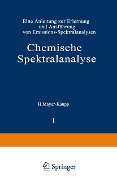 Cover-Bild zum Titel 'Chemische Spektralanalyse' von 'Wolfgang Seith, K. Ruthardt'