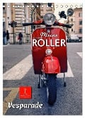 Meine Roller Vesparade (Tischkalender 2024 DIN A5 hoch), CALVENDO Monatskalender - Peter Roder