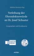 Cover-Bild zum Titel 'Verleihung der Ehrendoktorwürde an Dr. Josef Schuster' von ''