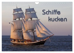 Cover-Bild zum Titel 'Schiffe kucken (Wandkalender 2026 DIN A4 quer), CALVENDO Monatskalender' von 'Martina Berg'