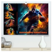 Cover-Bild zum Titel 'Faszination Basketball (hochwertiger Premium Wandkalender 2027 DIN A2 quer), Kunstdruck in Hochglanz' von 'Dirk Meutzner'