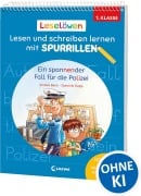 Cover-Bild zum Titel 'Leselöwen - Lesen und schreiben lernen mit Spurrillen - Ein spannender Fall für die Polizei' von 'Amelie Benn'