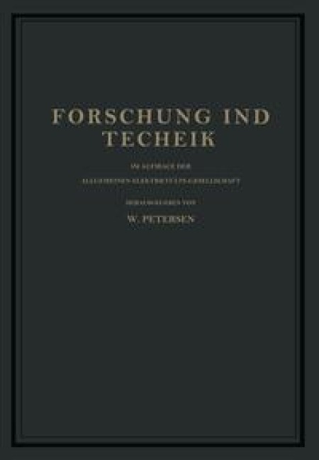 Forschung und Technik - W. Petersen