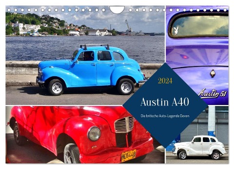 Austin A40 - Die britische Auto-Legende Devon (Wandkalender 2024 DIN A4 quer), CALVENDO Monatskalender - Henning von Löwis of Menar