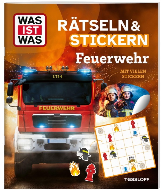 WAS IST WAS Rätseln und Stickern: Feuerwehr - 