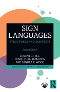 Cover-Bild zum Titel 'Sign Languages' von 'Joseph C. Hill, Sandra K. Wood, Diane C. Lillo-Martin'