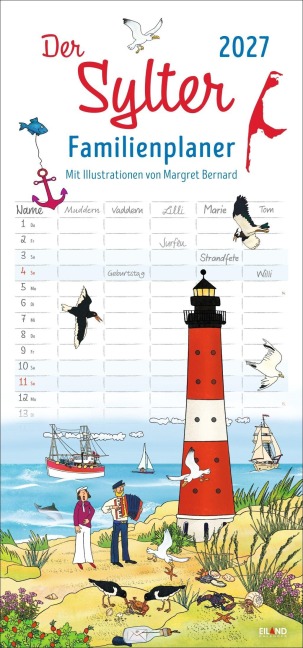 Der Sylter Familienplaner 2027 - Margret Bernard - 