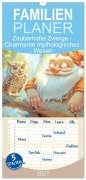Cover-Bild zum Titel 'Familienplaner 2027 - Zauberhafte Zwerge - Charmante mythologisches Wesen mit 5 Spalten (Wandkalender, 21 x 45 cm) CALVENDO' von 'Liselotte Brunner-Klaus'