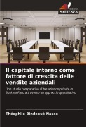 Cover-Bild zum Titel 'Il capitale interno come fattore di crescita delle vendite aziendali' von 'Theophile Bindeoue Nasse'