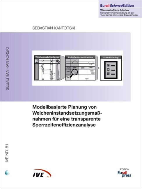 Modellbasierte Planung von Weicheninstandsetzungsmaßnahmen für eine transparente Sperrzeiteneffizienzanalyse - Sebastian Kantorski