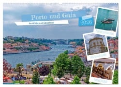 Cover-Bild zum Titel 'Porto und Gaia - Ausblicke und Einsichten (Wandkalender 2026 DIN A2 quer), CALVENDO Monatskalender' von 'Rupert Kowalski'
