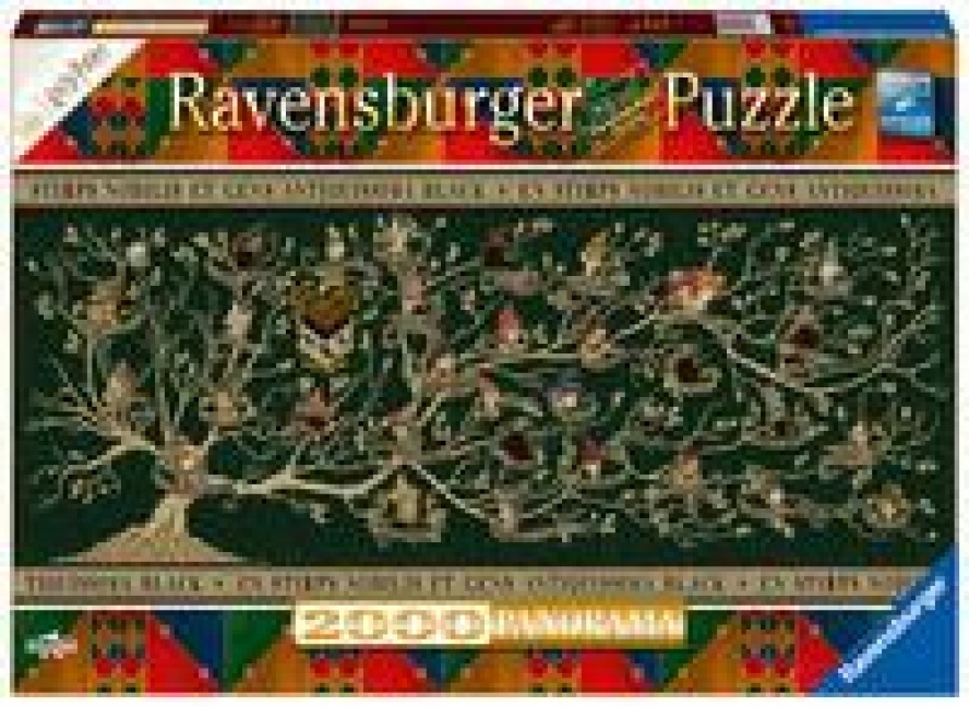 Ravensburger Puzzle 17299 - Familienstammbaum - 2000 Teile Harry Potter Panorama Puzzle für Erwachsene und Kinder ab 14 Jahren - 