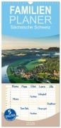 Cover-Bild zum Titel 'Familienplaner 2026 - Sächsische Schweiz / Geburtstagsplaner mit 5 Spalten (Wandkalender, 21 x 45 cm) CALVENDO' von 'Gunter Kirsch'