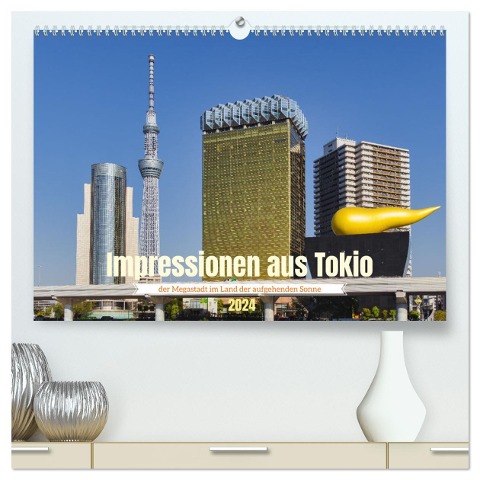 Impressionen aus Tokio, der Megastadt im Land der aufgehenden Sonne (hochwertiger Premium Wandkalender 2024 DIN A2 quer), Kunstdruck in Hochglanz - Christian Müller